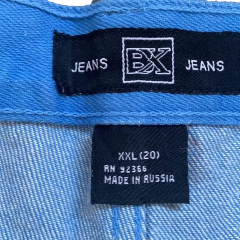 Boom-X Vintage Sky Blue Thick Jeans Size XXL (20)